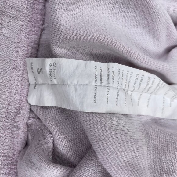 Fabletics Lavender Lustre Towel Terry Mushroom Shorts Size Small Comfy Summer - Picture 3 of 6